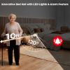 Picture of Gemaisil Bed Rails for Elderly Adults Safety, Bed Assist with LED Light & Alarm Function, Storage Pocket and Grab Bar Handle, Bed Rail Fits for Queen Bed, King Size, Full, Twin, Support Up to 300lbs