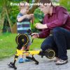 Picture of Gemaisil 5 in 1 Toddler Tricycle for 1-3 Years Olds, Toddler Balance Bike with Removable Pedal & Backrest, Parent Push Handle, Colorful Headlights and Kids Music, Birthday Gift for Boy Girl(Yellow)